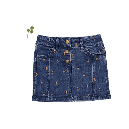 The Denim Skirt - Mini Tulip
