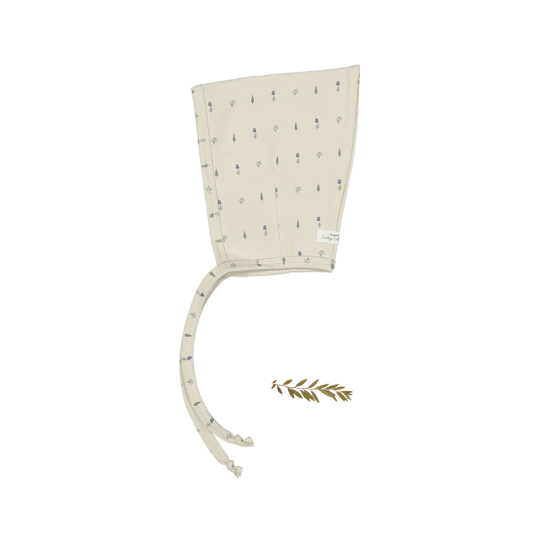 The Printed Pixie Bonnet - Abby Blue