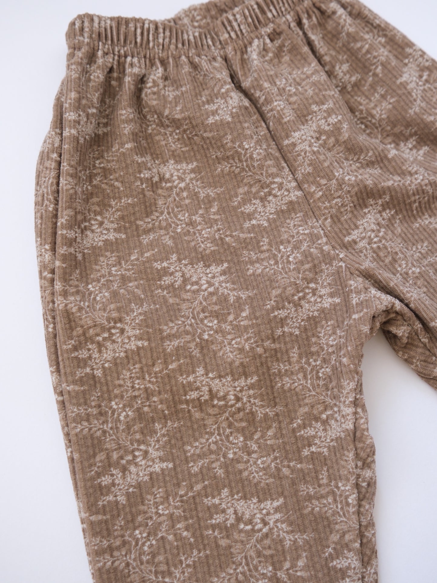 Corduroy Pants | Floral