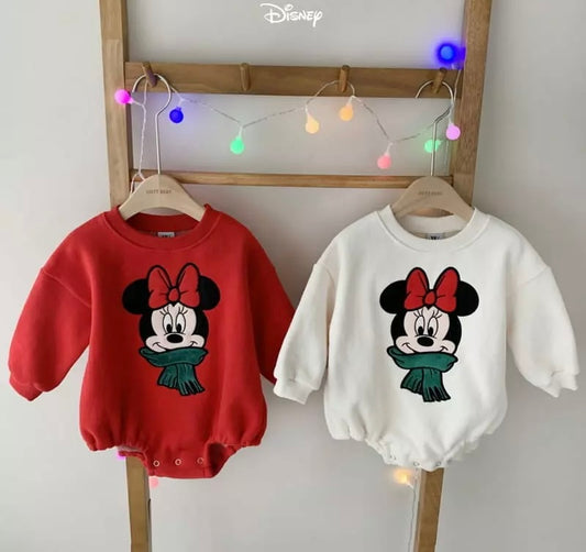 Disney Embroidered Christmas Bodysuit