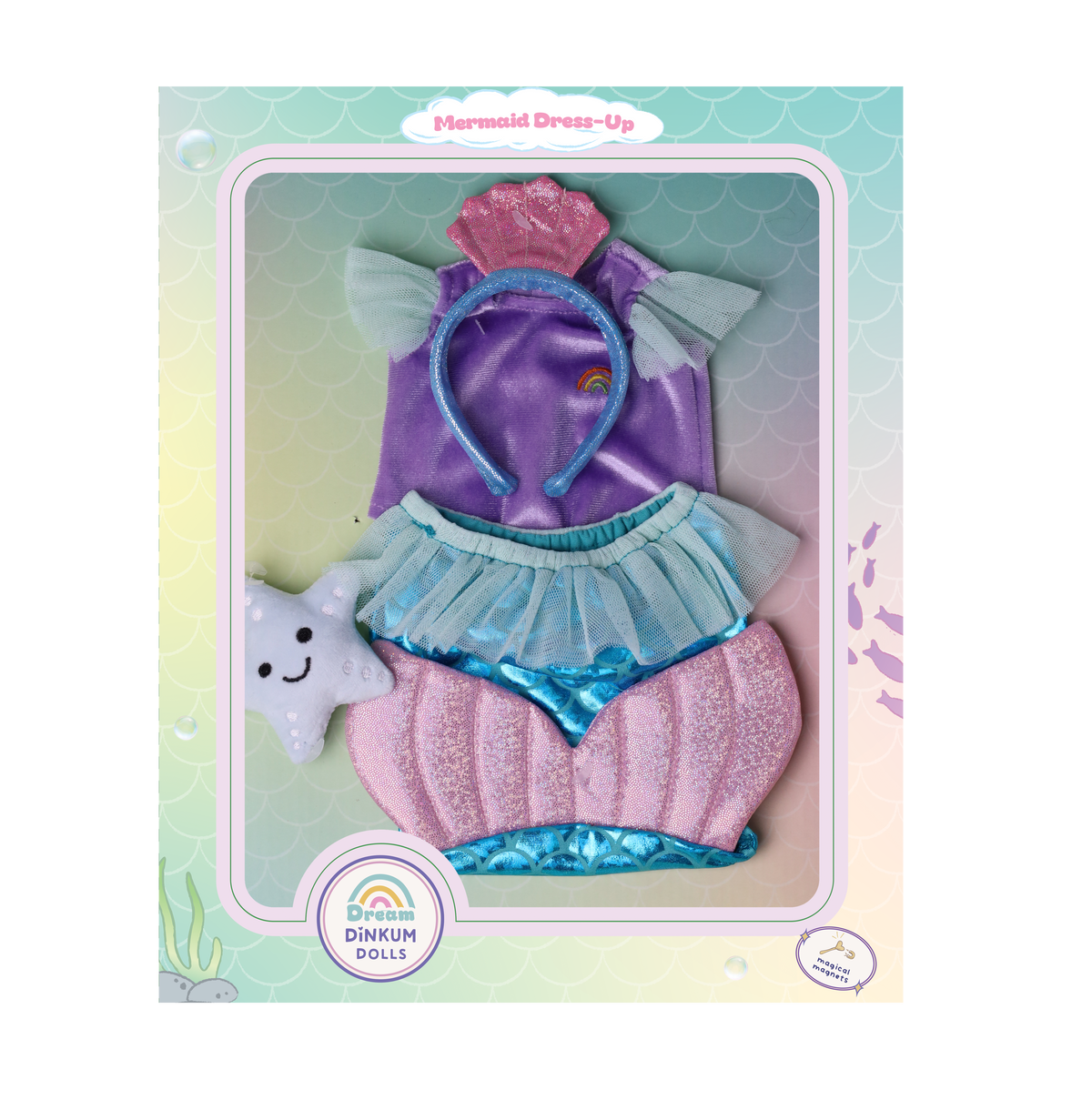 Mermaid Dress-Up | Seashell Shore Outfit Set
