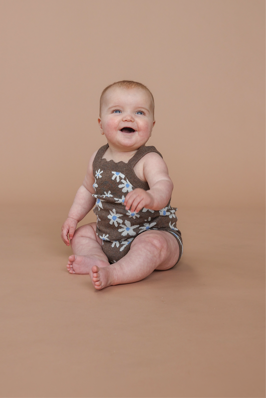 Wild Flower Singlet Suit | Mud