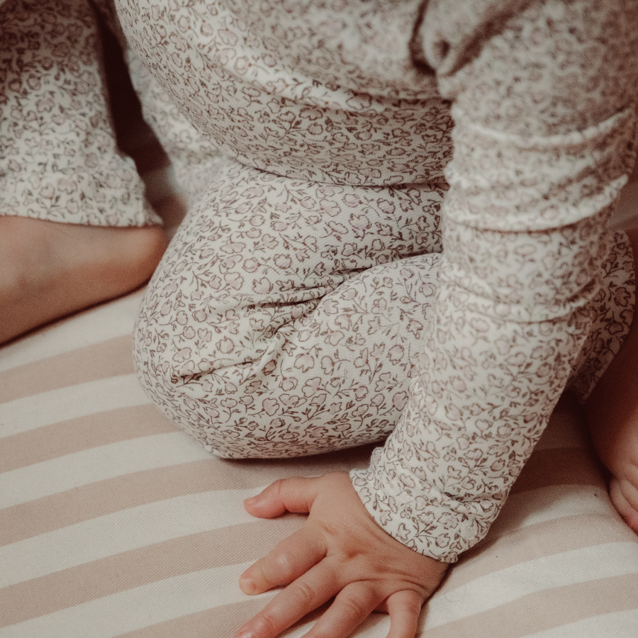 The Printed Romper - Paige Pink