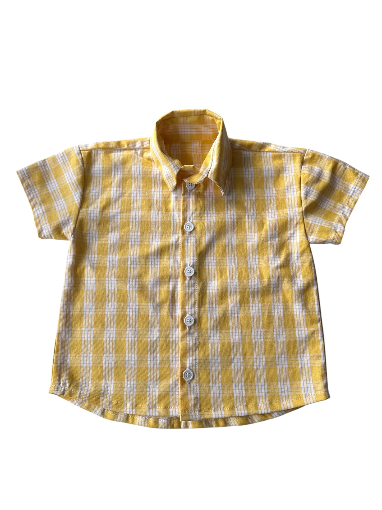 Boys Aloha Palaka Shirt