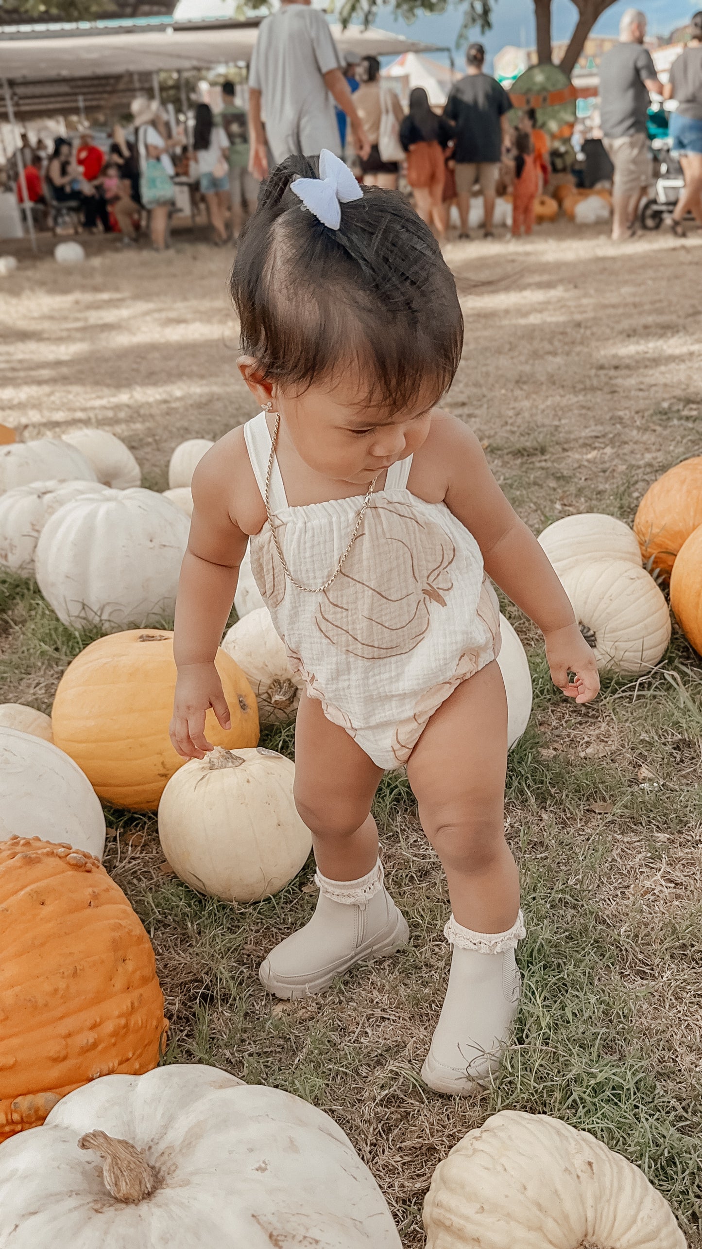 Pumpkin Romper in 0-3M