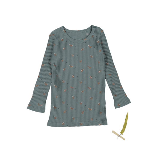 The Printed Long Sleeve Tee - Fox