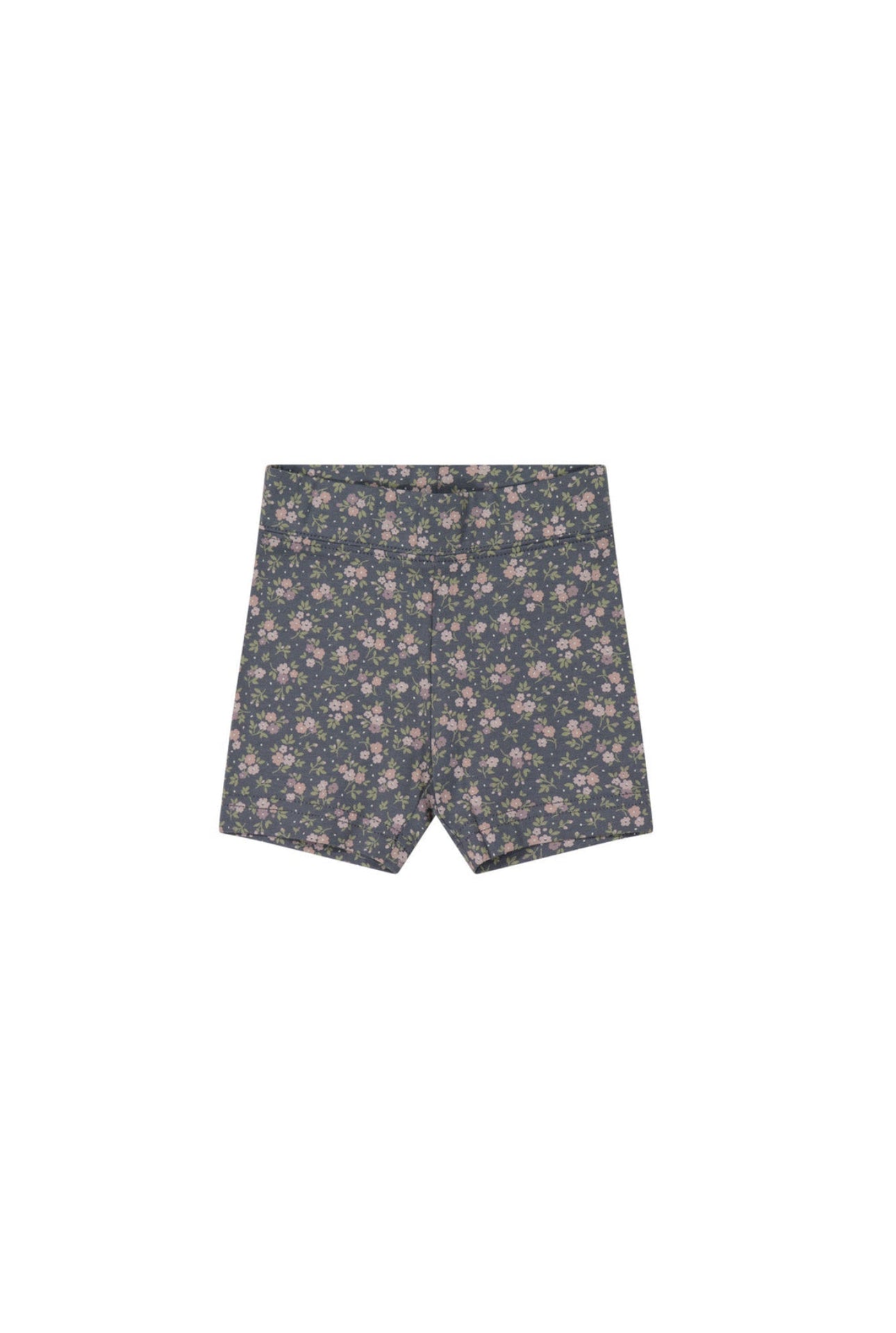 Organic Cotton Everyday Bike Shorts - Rosalie Floral Lava | 2YR