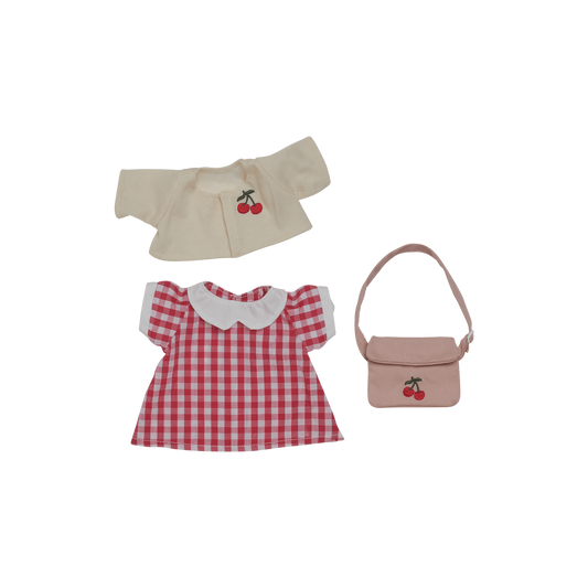 Cherry Gingham Outfit Set