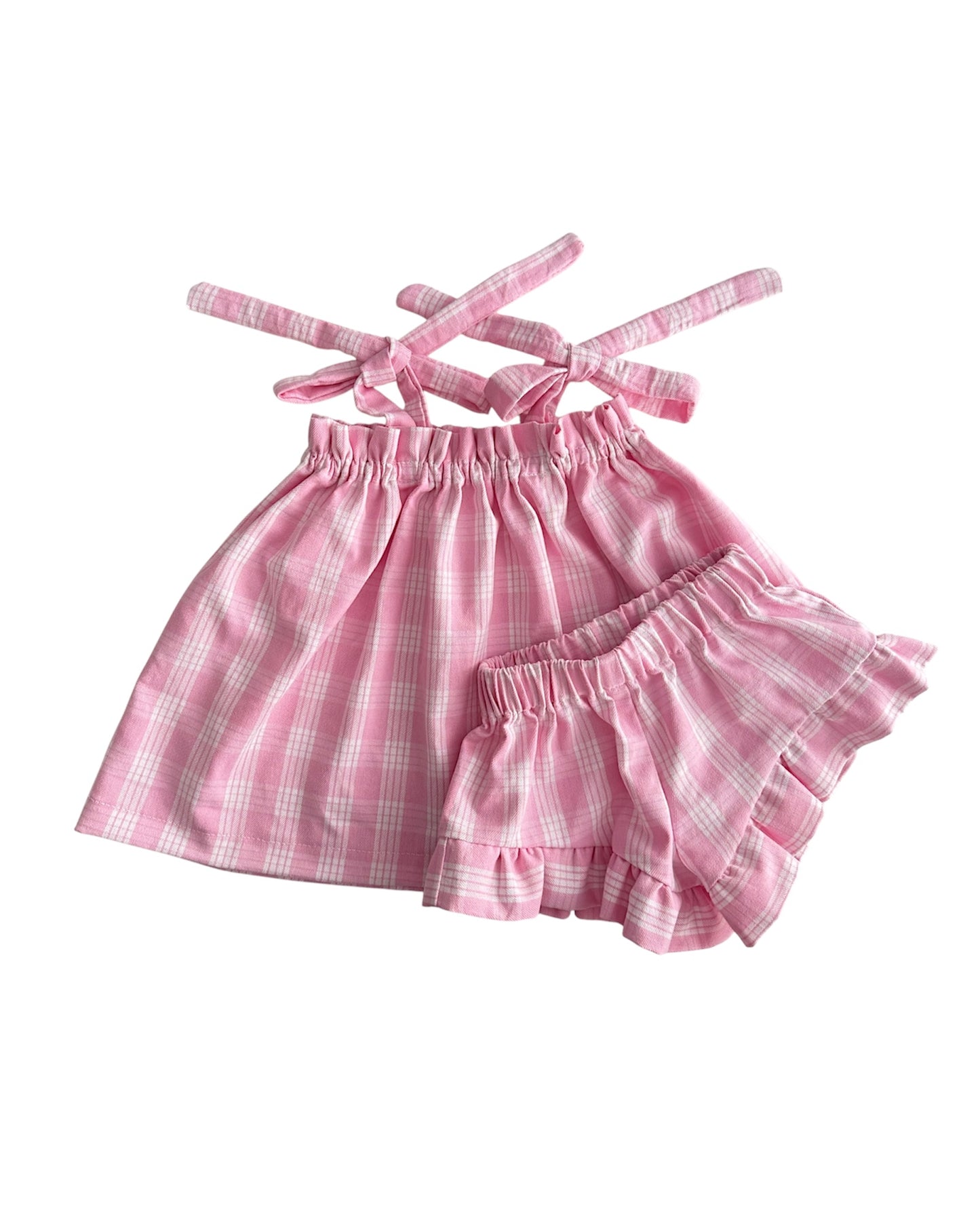 Palaka Summer Top with Frilly Shorts