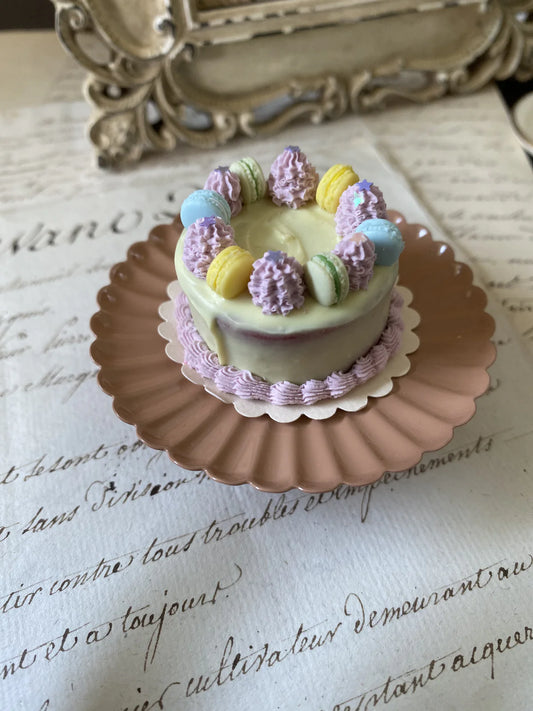Miniature Macaron Cake