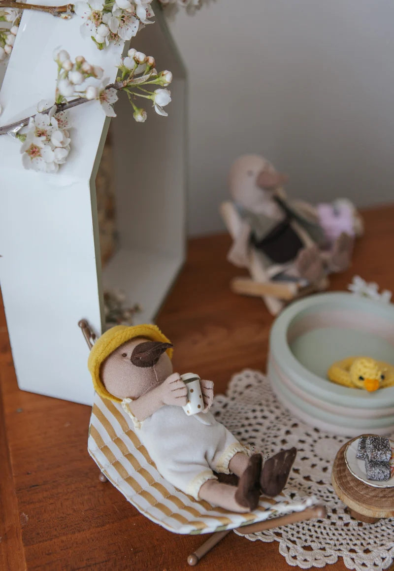 Miniature Striped Hammock | Eucalyptus and Ochre