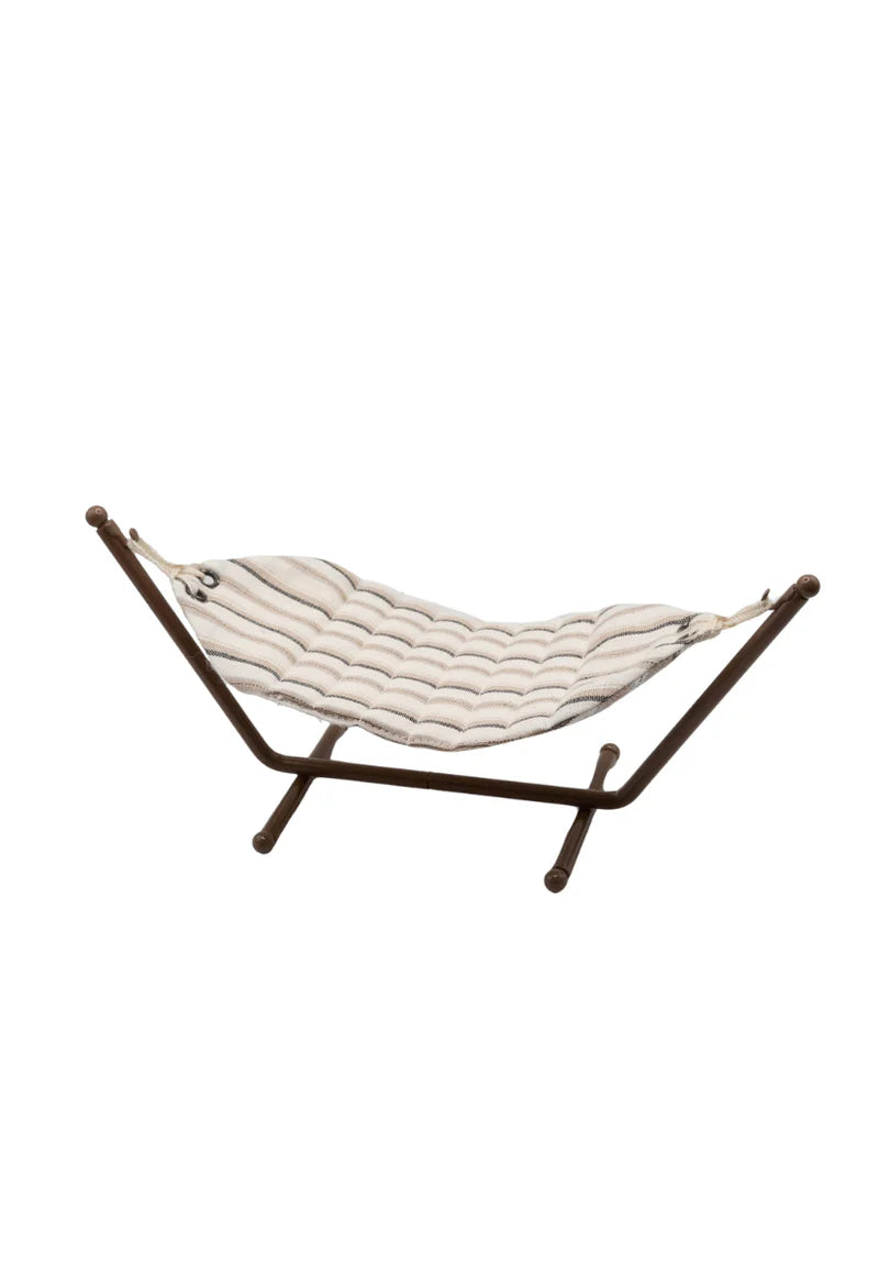 Miniature Striped Hammock | Neutral