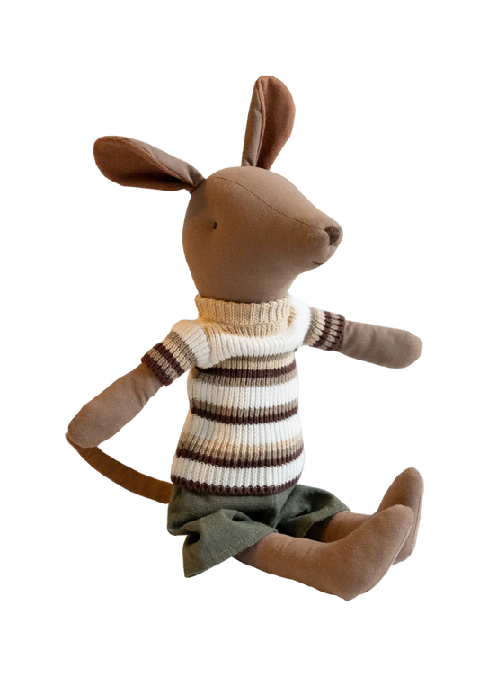 My First Mate, Jack | Large Kangaroo Doll (Cotton Australian Plush Toy)