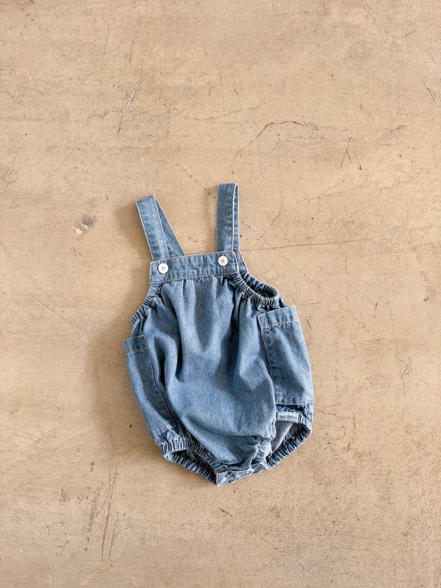 Blondie Bubble Romper- Blue Tide *Pre-order