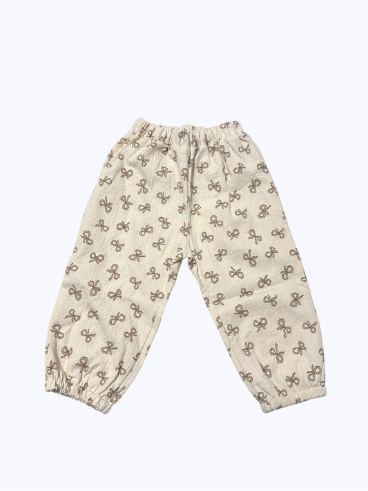 Bow Bubble Pants - 3/4YR