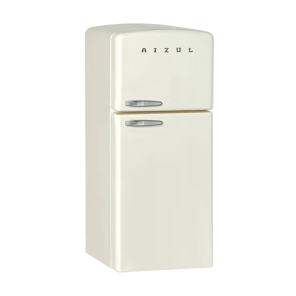 Lighted Metal Refrigerator| 1/6 scale Dollhouse Miniature