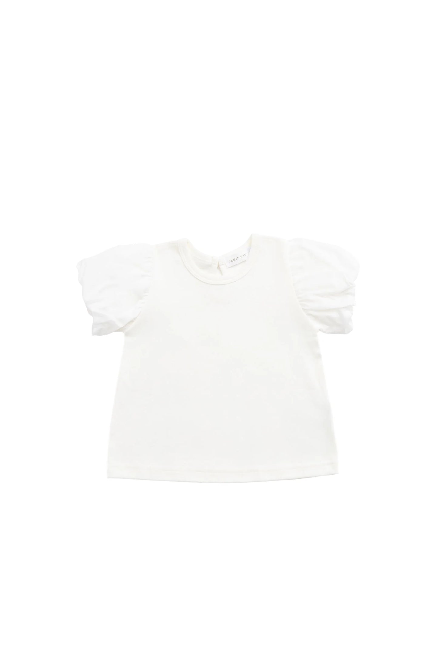 Pima Cotton Myla Top - Parchment