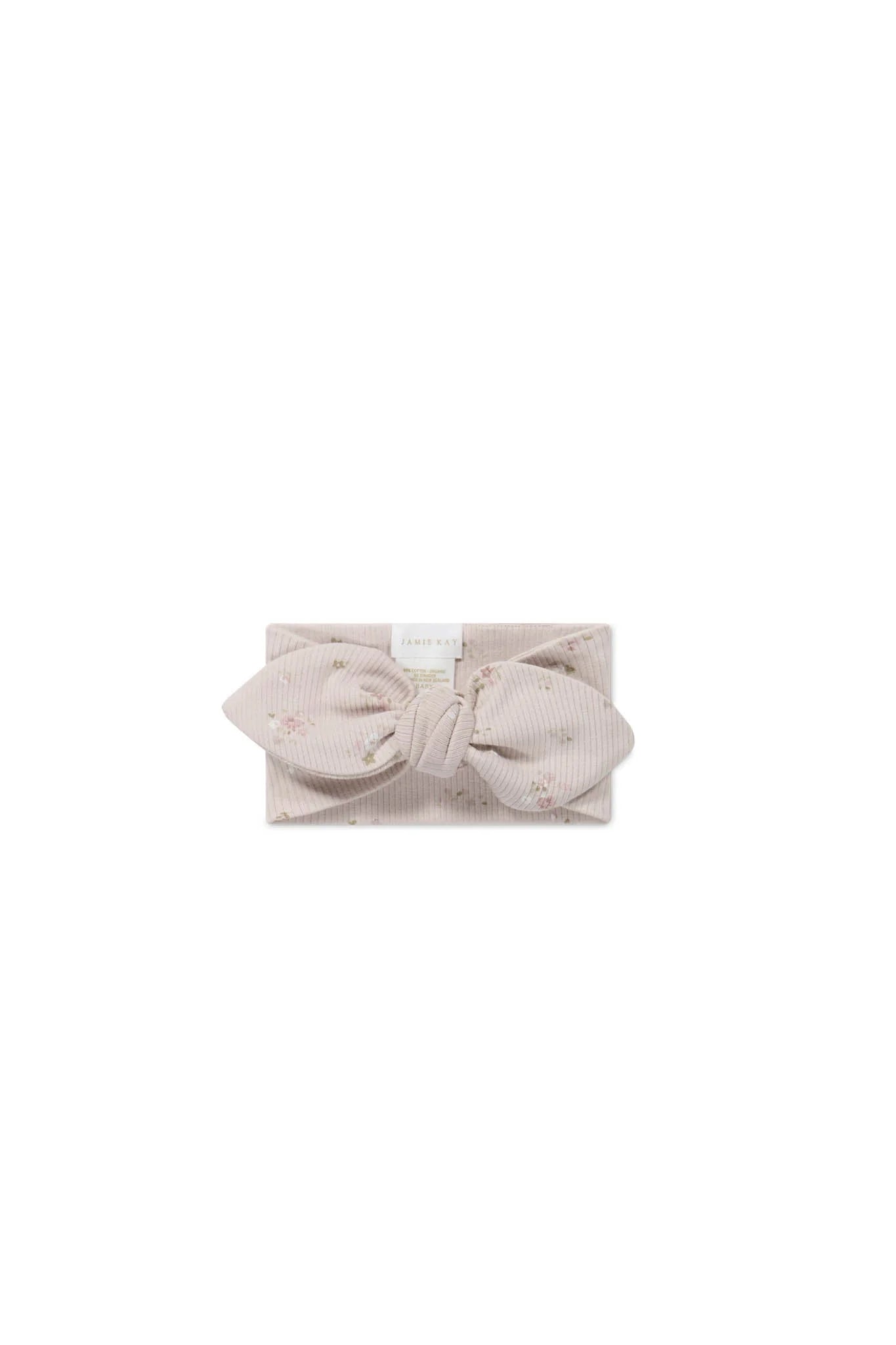 Organic Cotton Fine Rib Headband | Petite Fleur Violet