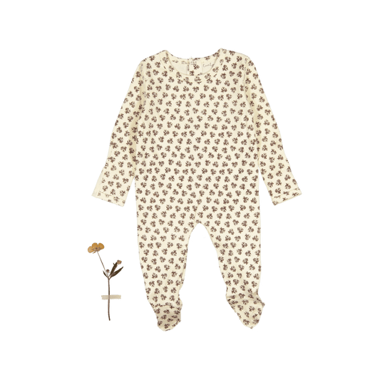 The Printed Romper -  Neutral Floral