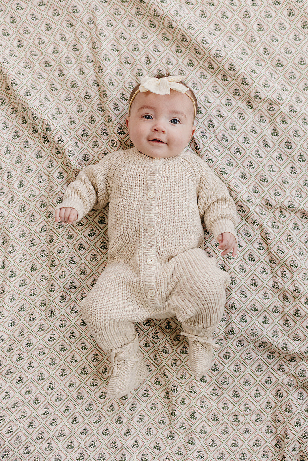 Oatmeal Knit Booties