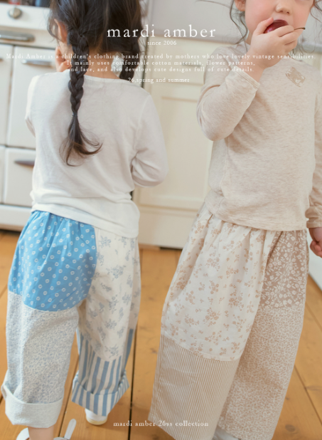Patchwork Wide Leg Pants