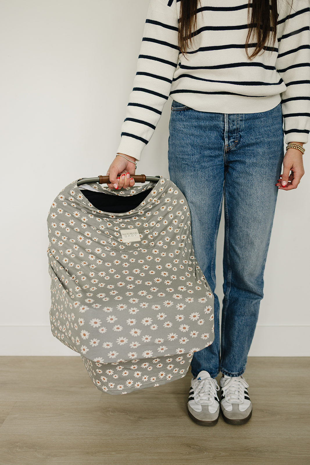 Light Green Daisy Bamboo Multi-Use Cover