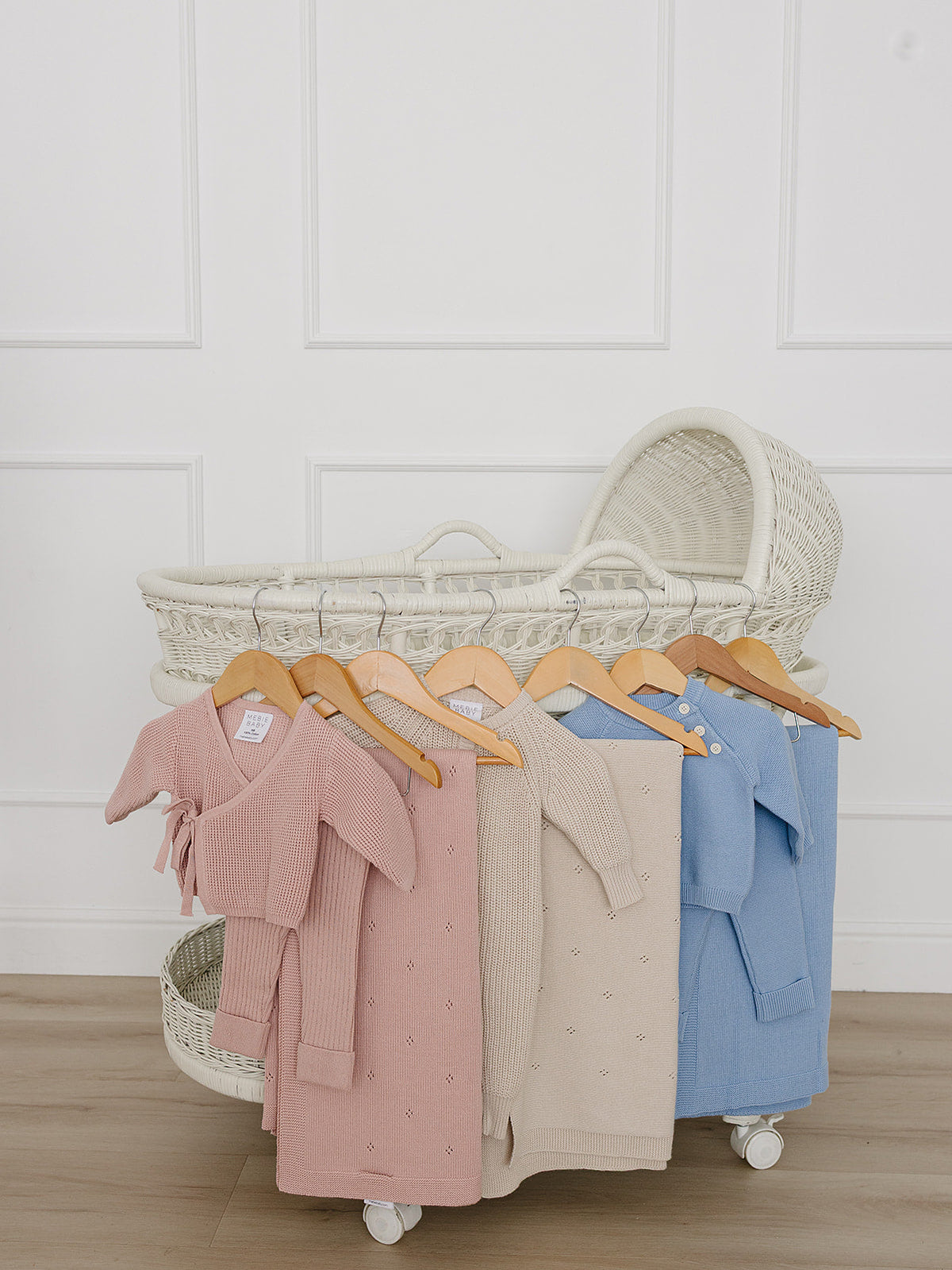 Oatmeal Pointelle Knit Blanket