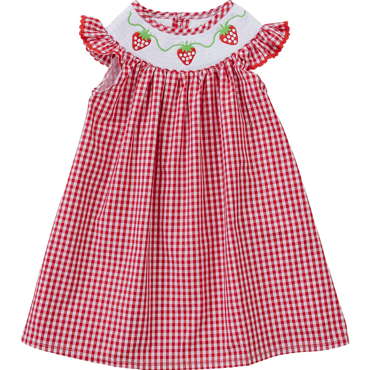 Gingham Strawberry Dress