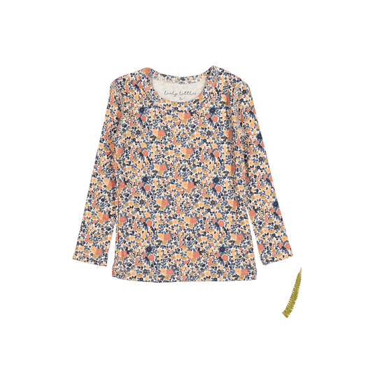The Printed Long Sleeve Tee - Autumn Floral