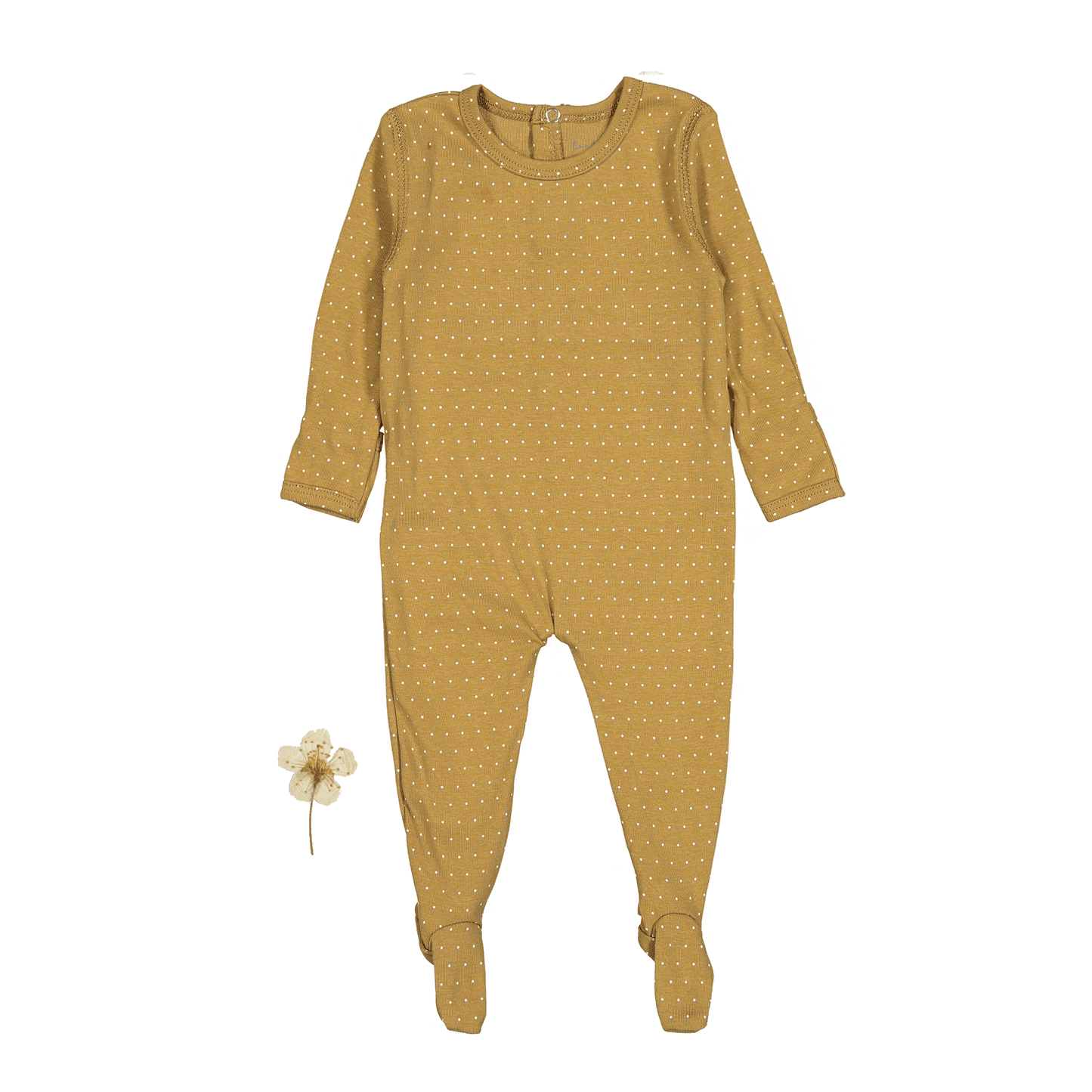 The Printed Romper - Golden Dot