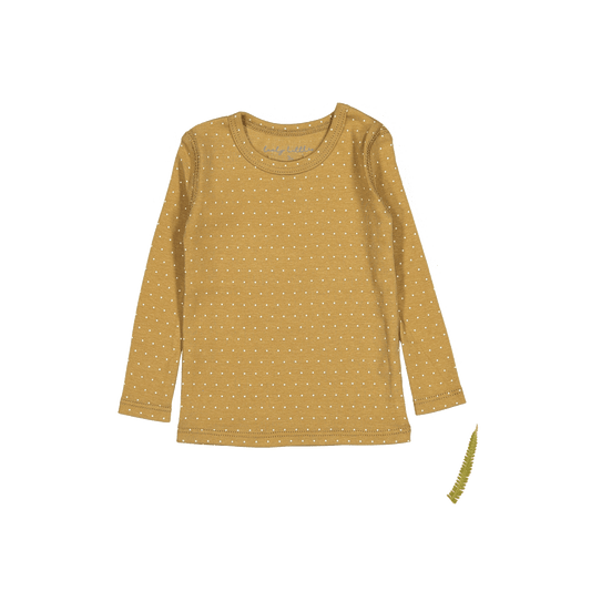 The Printed Long Sleeve Tee - Golden Dot