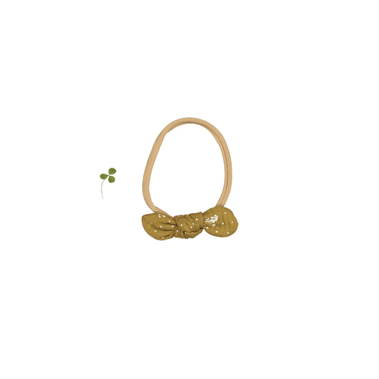 The Printed Bow - Golden Floral