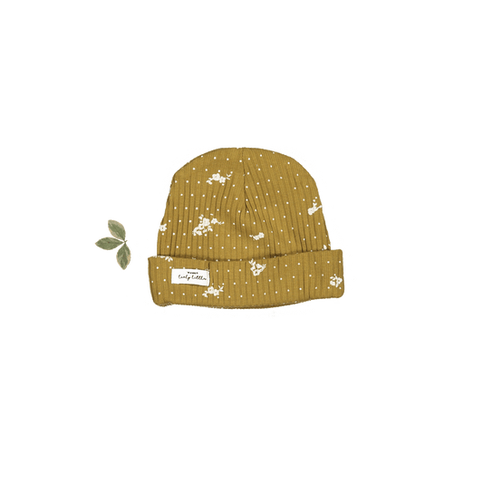 The Printed Hat - Golden Floral