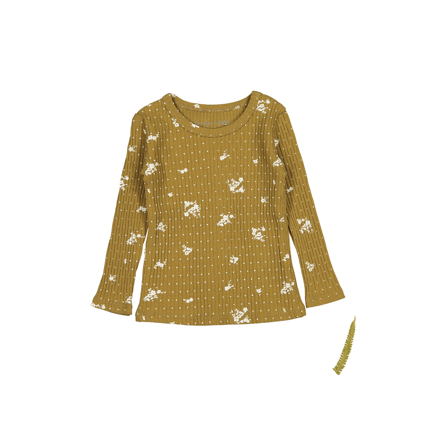 The Printed Long Sleeve Tee - Golden Floral