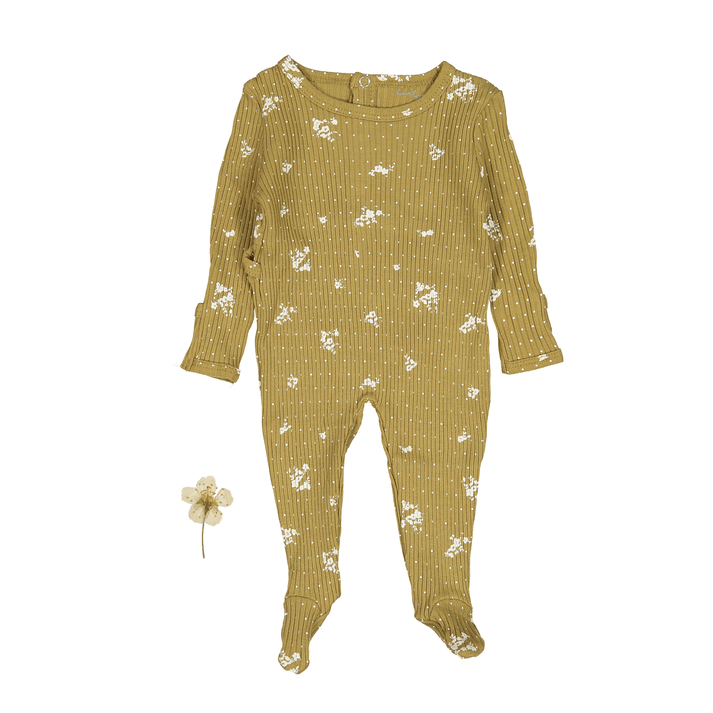 The Printed Romper - Golden Floral