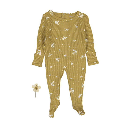 The Printed Romper - Golden Floral