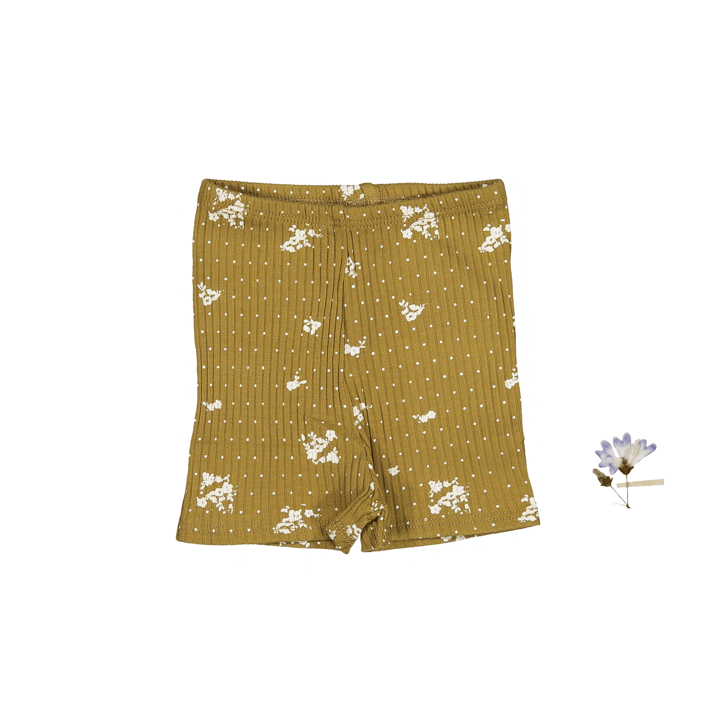 The Printed Short  - Golden Floral