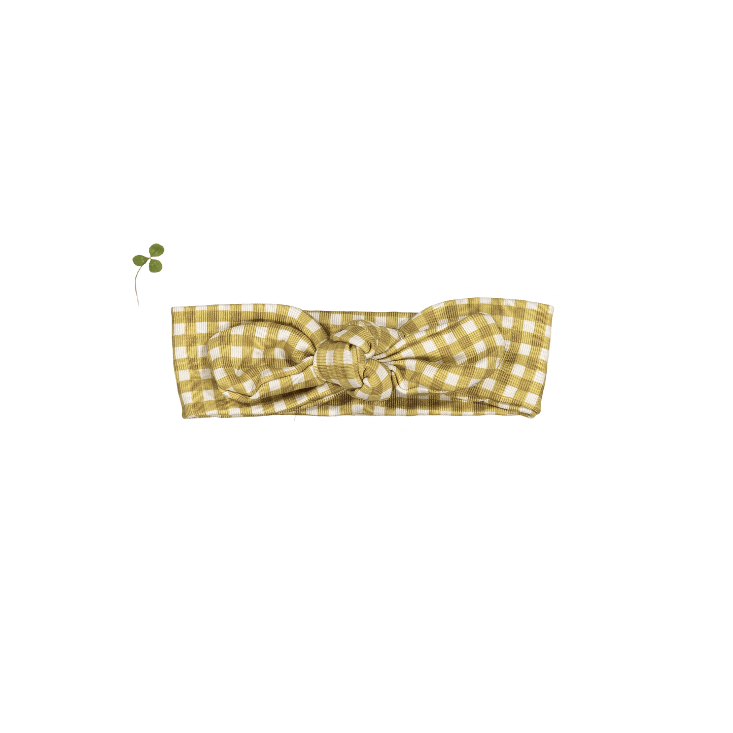 The Printed Headband  - Golden Gingham