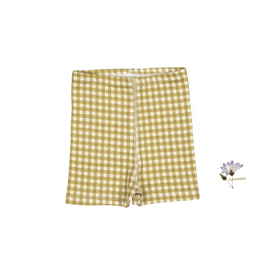 The Printed Short  - Golden Gingham