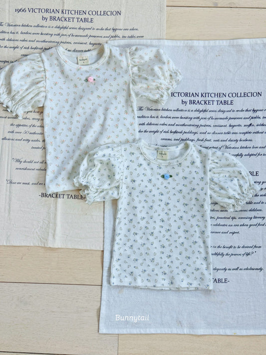 Ribbed Floral Tee