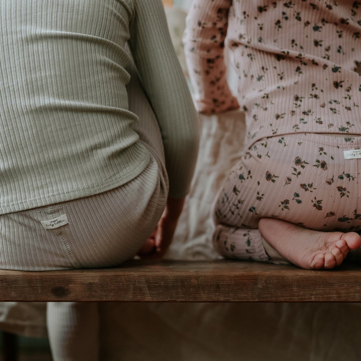 The Printed Long Sleeve Tee - Floral Blush