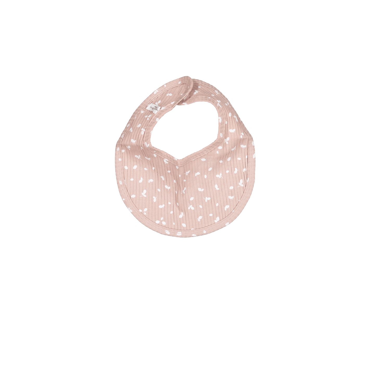 The Printed Bib - Mauve Petal