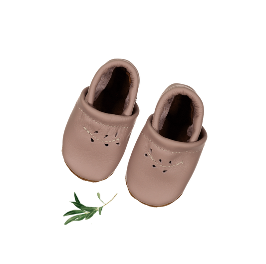 The Leather Mocc - Mauve