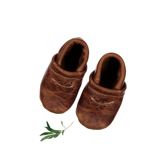 The Leather Mocc - Oak