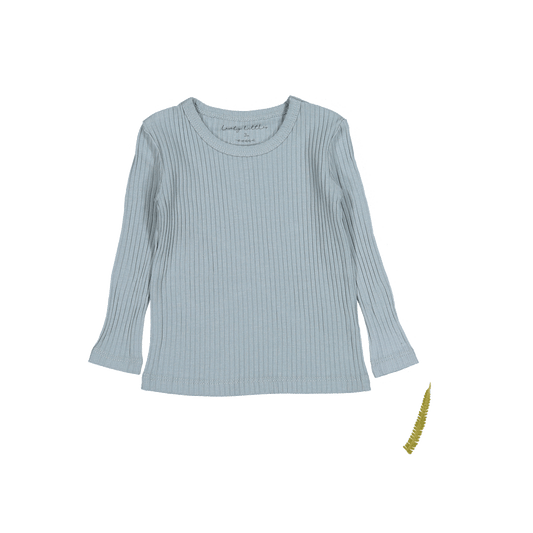 The Long Sleeve Tee - Ocean Ribbed