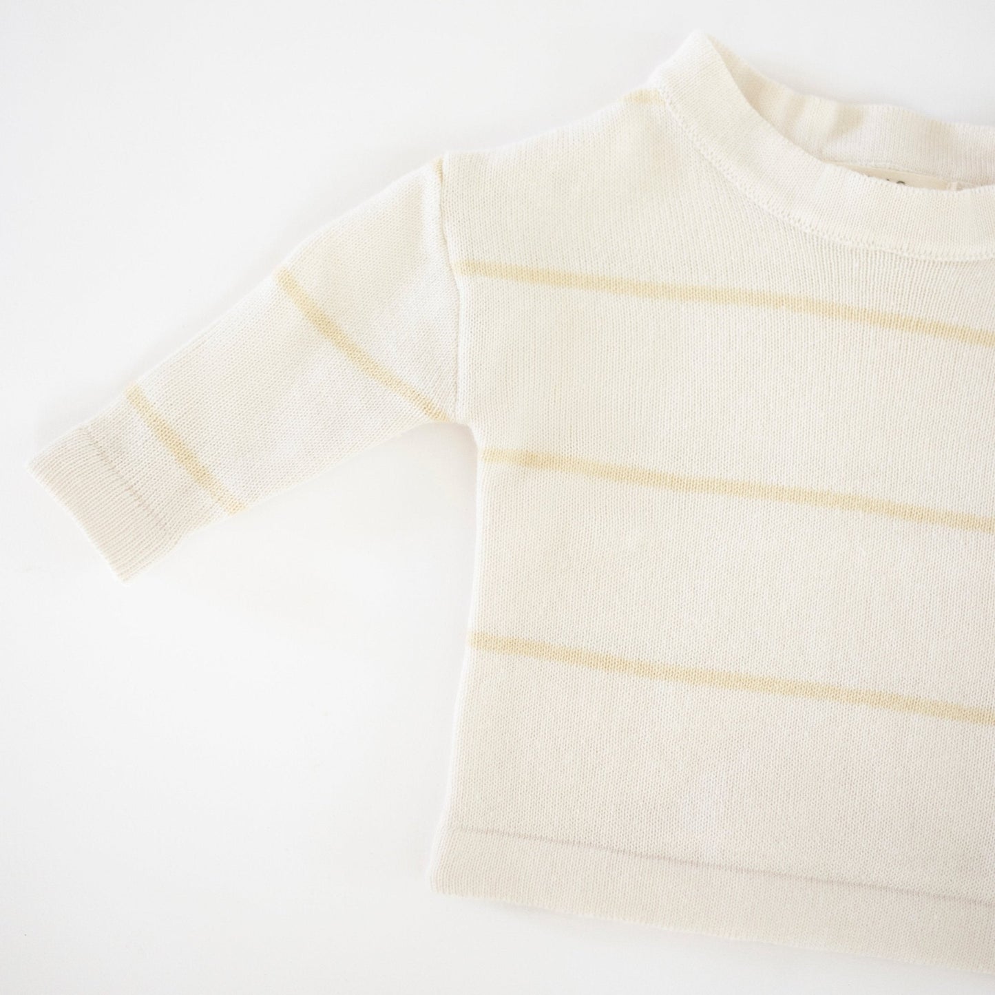 Organic Striped Knit Longsleeve