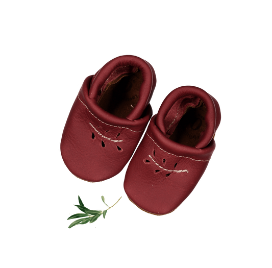 The Leather Mocc - Raspberry