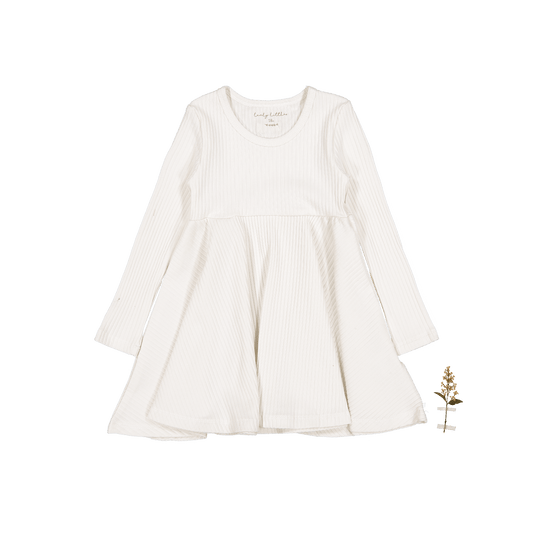 The Long Sleeve Dress - Pearl