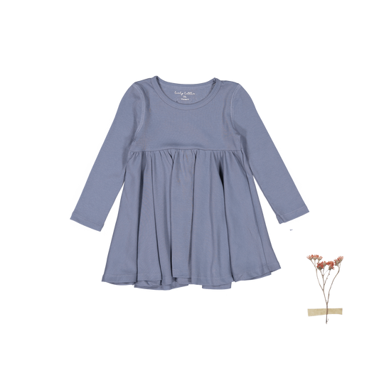 The Long Sleeve Dress - Midnight