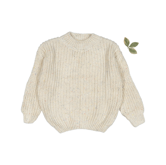 The Chunky Knit Sweater - Confetti